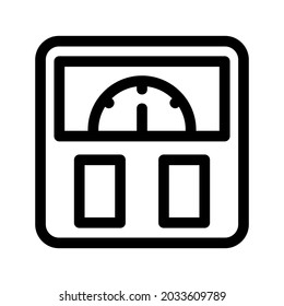scale icon or logo isolated sign symbol vector illustration - high quality black style vector icons

