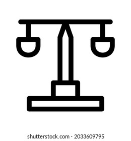 icono de escala o logotipo símbolo de signo aislado ilustración vectorial de alta calidad estilo negro iconos vectoriales
