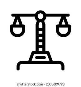 scale icon or logo isolated sign symbol vector illustration - high quality black style vector icons
