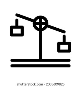 icono de escala o logotipo símbolo de signo aislado ilustración vectorial de alta calidad estilo negro iconos vectoriales
