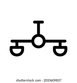 scale icon or logo isolated sign symbol vector illustration - high quality black style vector icons
