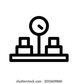 scale icon or logo isolated sign symbol vector illustration - high quality black style vector icons
