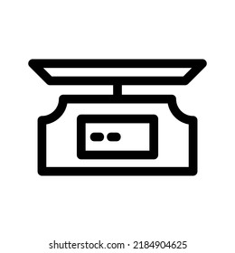 scale icon or logo isolated sign symbol vector illustration - high quality black style vector icons
