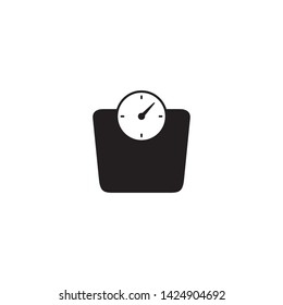 Scale icon on white. Vector