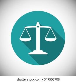  scale icon. One of set web icons