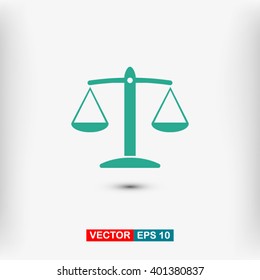  scale icon. One of set web icons