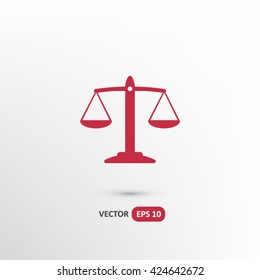  scale icon. One of set web icons