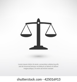  scale icon. One of set web icons