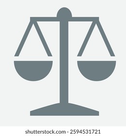 Scale icon representing measurement, weight, balance, and proportion in design.