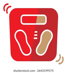 Scale icon representing a measuring device used to determine weight or balance