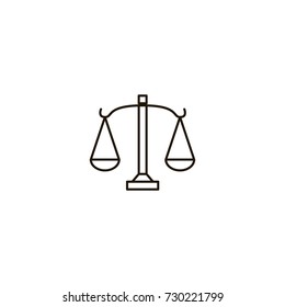 scale icon. sign design