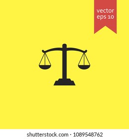 scale. scale icon. sign design. Vector EPS 10.