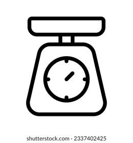Scale icon. sign for mobile concept and web design. vector illustration
