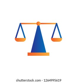 scale icon with simple modern style and flat gradient concept design vector eps 10 