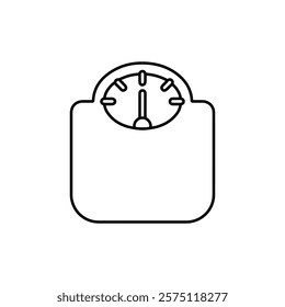 scale icon Simple outline illustration