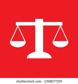 Scale icon, stock vector illustration, EPS10.