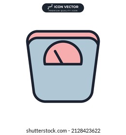 scale icon symbol template for graphic and web design collection logo vector illustration