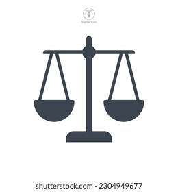 scale icon symbol template for graphic and web design collection logo vector illustration
