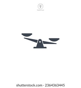 Scale icon symbol vector illustration isolated on white background