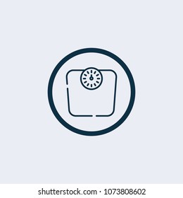 Scale icon vector
