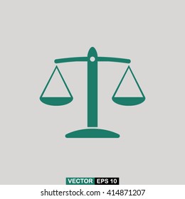 Scale icon vector