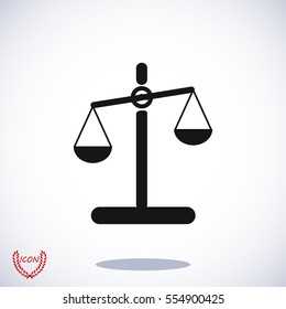 scale icon, vector best flat icon, EPS