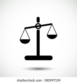 scale icon, vector best flat icon, EPS