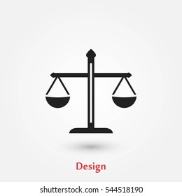 scale icon vector, flat design best vector icon