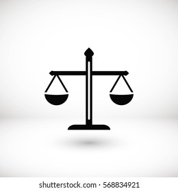 scale icon vector, flat design best vector icon