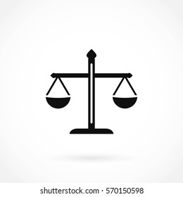 scale icon vector, flat design best vector icon