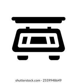 scale icon. vector glyph icon for your website, mobile, presentation, and logo design.