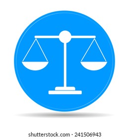 Scale icon - vector illustration. Flat EPS