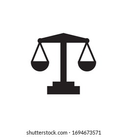 scale icon vector illustration glyph style design. isolated on white background