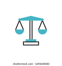Vektorillustration im Maßstab Icon illustriert modernes Design. einzeln auf weißem Hintergrund