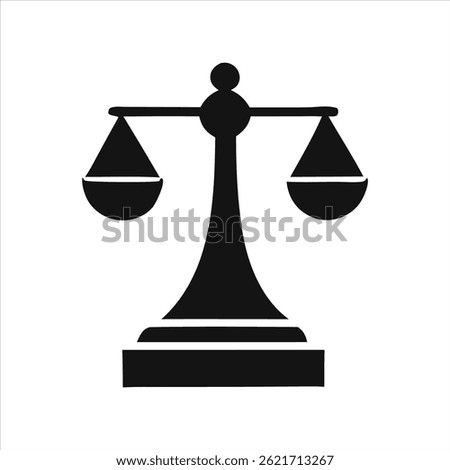 scale icon vector illustration on white