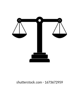 scale icon vector illustration sign symbol