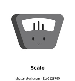 Scale icon vector isolated on white background, Scale transparent sign , family symbols