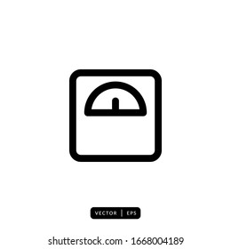 Scale Icon Vector - Sign or Symbol