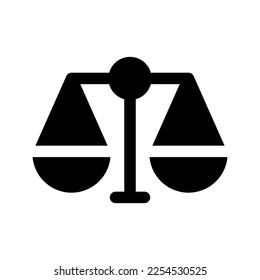 Scale Icon Vector Symbol Design Illustration