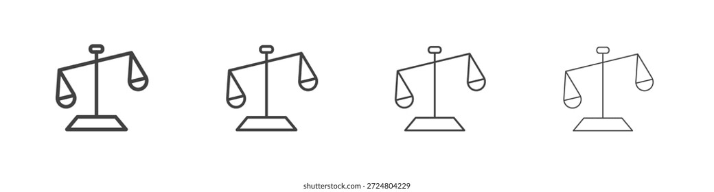 Iconos de escala para gráficos y Diseños web.