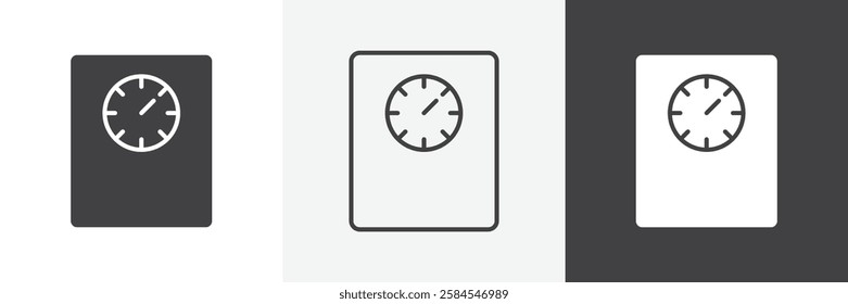 Scale icons graphics pack vectors.