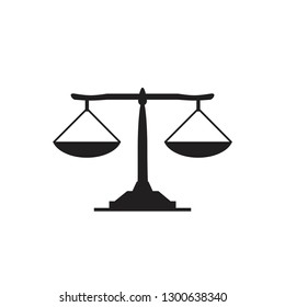 Scale justice icon