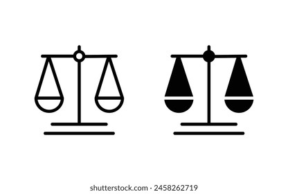 Ilustración vectorial del icono de justicia