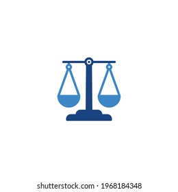 Scale Justice icon vector, judge icon for computer, web and mobile app 