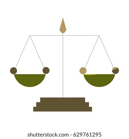 scale justice isolated icon
