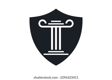 scale of justice law firm logo template