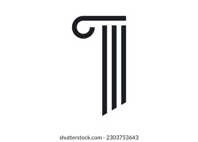 scale of justice law firm logo template
