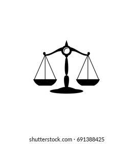 Scale of Justice Logo Template Illustration Design. Vector EPS 10.