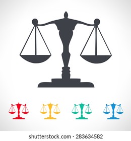 Scale of justice symbol