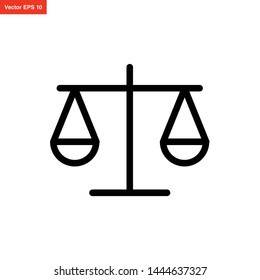 scale law icon vector design 